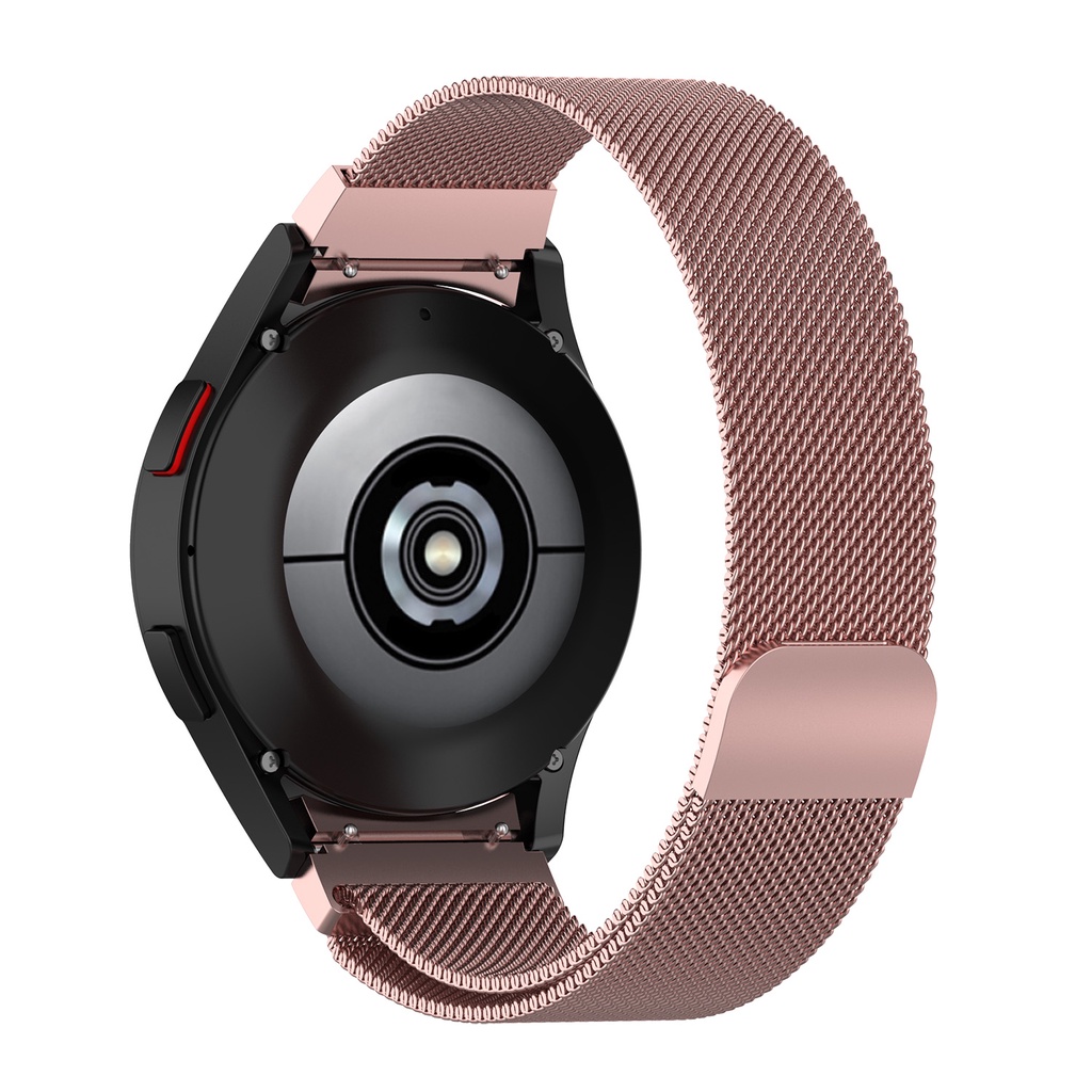 Milanese สายโลหะสําหรับ Samsung galaxy Watch 7 6 5 4 FE Watch7 Watch5 Pro Watch6 watch4 classic 42 มม.46 มม.40 มม.44 มม.43 มม.47 มม.สแตนเลสสตีล