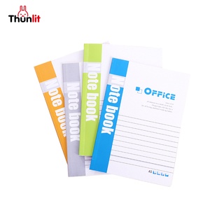 Thunlit สมุดโน๊ต A5 60 หน้า สมุดบันทึก สไตล์เรียบง่าย สมุดปกอ่อน สมุดโรงเรียน ​ใช้สำหรับครูและนักเรียน สำหรับโรงเรียนและสำนักงาน