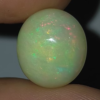 พลอย โอปอล เอธิโอเปีย ธรรมชาติ แท้ ( Natural Opal Ethiopia ) หนัก 6.34 กะรัต