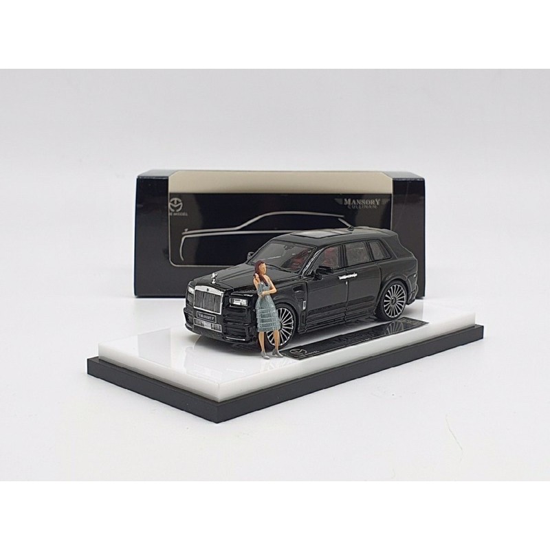 Roll-Royce Cullinan Mansory 1:64 Time Model Car (สีดํา)