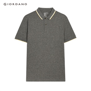 GIORDANO เสื้อโปโลผู้ชาย Mens Plain Polo 01011018