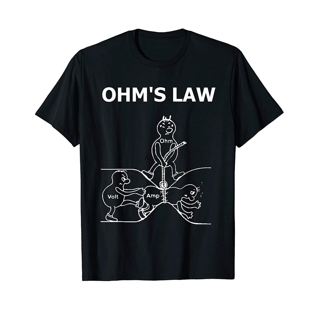 Ix Sport Style Vending Ohm's Legal Law Ohm Electric Engineer T Shirt Electronic T-Shirt Gildan 1 Men