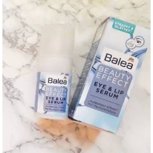 Balea Beauty Effect Eye &amp; Lip Serum เซรั่มบำรุงริมฝีปากและรอบดวงตา แท้100%