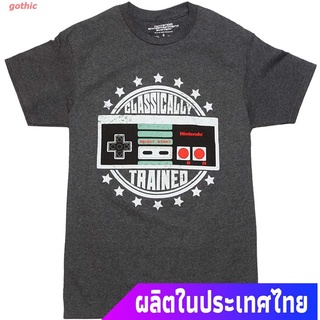 เสื้อยืดยอดนิยม Nintendo Classically Trained Vintage NES Controller Design Adult T-Shirt Short sleeve T-shirts