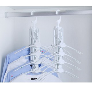 ไม้แขวนเสื้ออเนกประสงค์ ตากผ้าได้ เก็บผ้าได้  Multipurpose Clothes Hanger