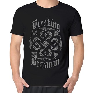 เสื้อยืด พิมพ์ลายวงร็อค Breaking Benjamin สําหรับผู้ชาย