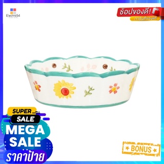 ชามขอบหยัก PORCELAIN KECH 6 นิ้ว CHRYSANPORCELAIN SCALLOPED EDGE BOWL KECH 6IN CHRYSAN