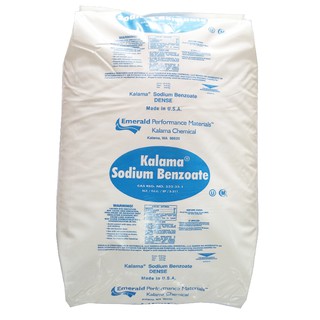 สารกันบูด อเมริกา (แบบเกล็ด) (SODIUM BENZOATE (USA)(KALAMA)) 25 กิโลกรัม / กระสอบ