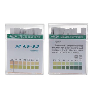 100 strip 4 . 5-9 ph alkaline acid ชุดกระดาษสําหรับใช้ในการทดสอบน้ําลาย