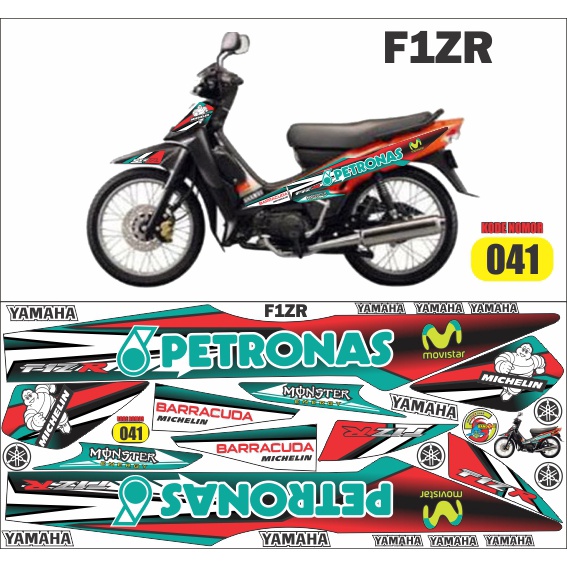 Striping Yamaha f1zr mandalika petronas / รูปลอก Yamaha f1zr mandalika petronas / การเปลี่ยนแปลงของ 