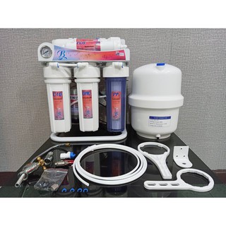 เครื่องกรองน้ำ RO 5 ขั้นตอน Bio max  200 GPD (REVERSE OSMOSIS) พร้อมขาตั้ง