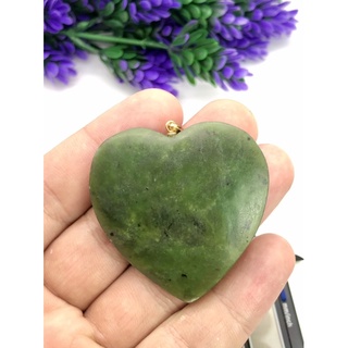 Natural Heart  Nephrite Jade pendent Green Jade pendent AAA Quality jade jewelry High Quality Jade Pendent