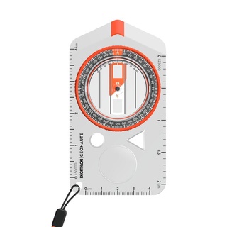 เข็มทิศไม้บรรทัด สำหรับการโอเรียนเทียริงหรือการเดินป่า GEONAUTE EXPLORER 500 BASEPLATE ORIENTEERING AND HIKING COMPASS