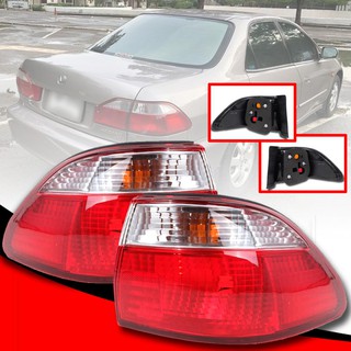 เสื้อไฟท้าย โคมไฟท้าย รุ่น HONDA ACCORD G6 SEDAN ฮอนด้า แอคคอร์ด ปี 1998 - 2002 สีขาว แดง