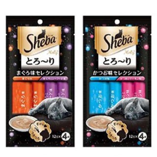 Sheba Melty ชีบา เมลตี้ ขนมแมวเลีย 15กรัม*4ซอง