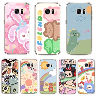 เคส Samsung galaxy s5 s7 s7 edge s8 s8 plus ซิลิโคนใส เคสนิ่ม