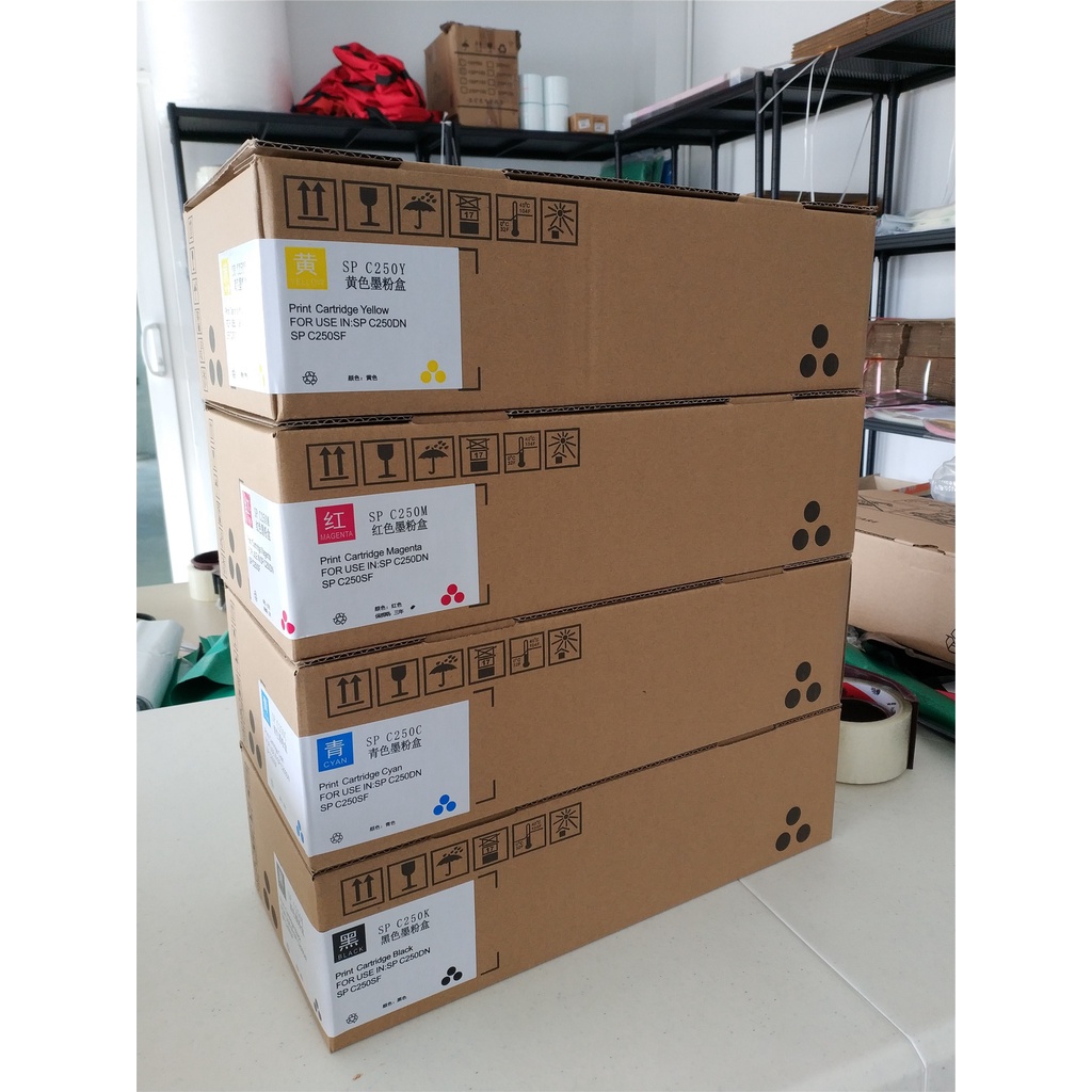 ลดล้างสต็อก หมดแล้วหมดเลย!TONER ตลับหมึกเทียบเท่า รุ่น Ricoh SP C250 ใช้กับ Ricoh Aficio SP C250DN/ C250Sf/ C260DNw/ C26