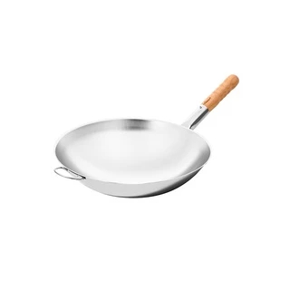 Seagull กระทะผักบุ้งไฟแดง ขนาด 32 ซม. Stir-Fry Wok (Long Handle)