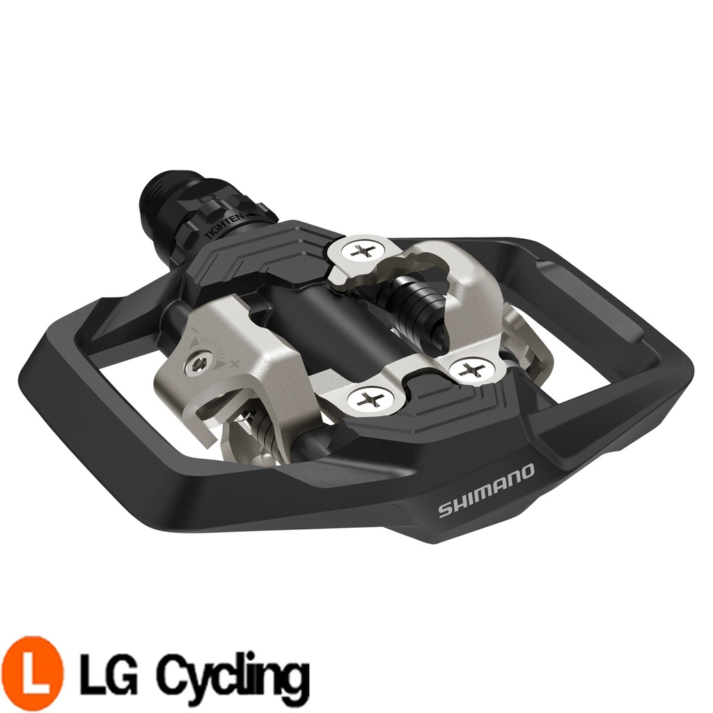 Shimano Pedal PD-ME700 SPD Pedal สีดําเหยียบ MTB พร้อม Cleat
