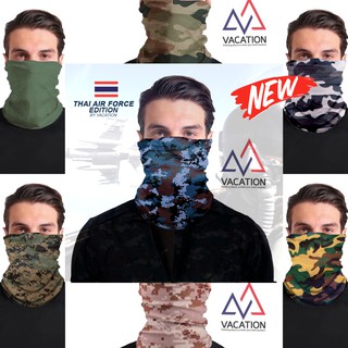 VACATION ผ้าบัฟ โพกหัว ป้องกันแดด ผ้าคลุมหน้า เดินป่า แคมป์ป…