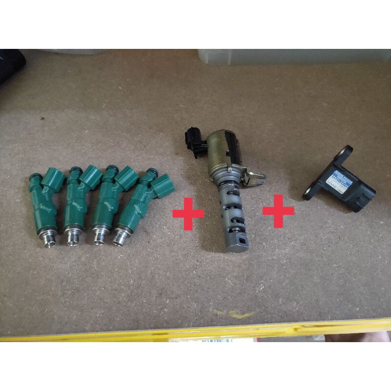 VVTI SR&MAP SENSOR+INJECTOR สําหรับ MYVI/ALZA JAPAN(ใช้แล้ว)