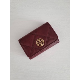 Tory Burch Willa Embellished Card Case  ใส่บัตร / แบงค์ต้องพับ /เหรียญ