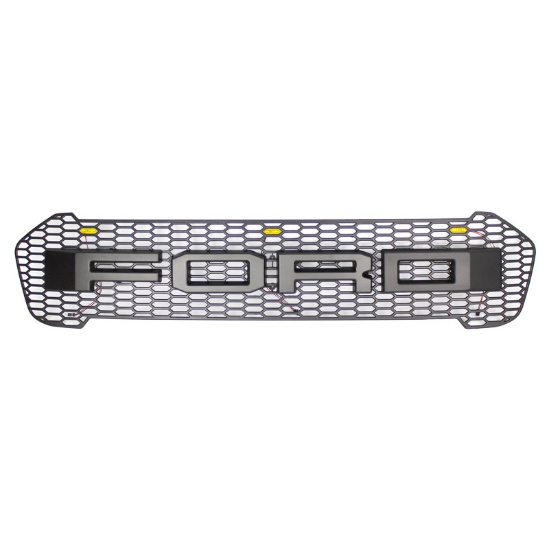 กระจังหน้า 3 LED Amber Light Fit สําหรับ FORD Ranger T8 PX3 MK3 2019-2021