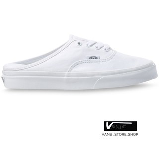 VANS AUTHENTIC MULE TRUE WHITE SNEAKERS สินค้ามีประกันแท้