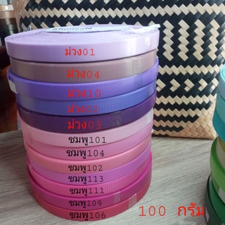 เส้นพลาสติกสานตะกร้า 12มม. ตราลูกโจ้ สีพื้น100กรัม