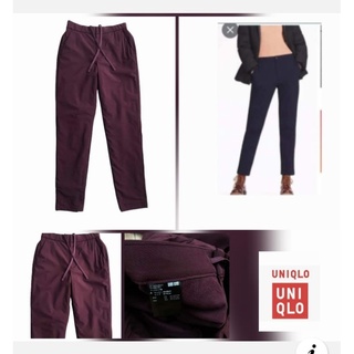 กางเกงยูนิโคล่ Women windproof warm-lined pants 💯Sz.2XL.อบอุ่น..สวมใส่สบายอย่างมีสไตด์