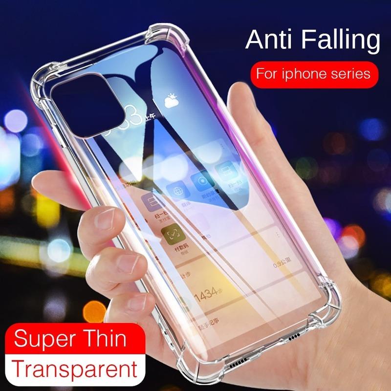 💯Samsung Galaxy Transparent Phone Soft Case A9S A9 Star Pro Lite A8 A750 A7 A6S A6 Plus 2018 TPU Four