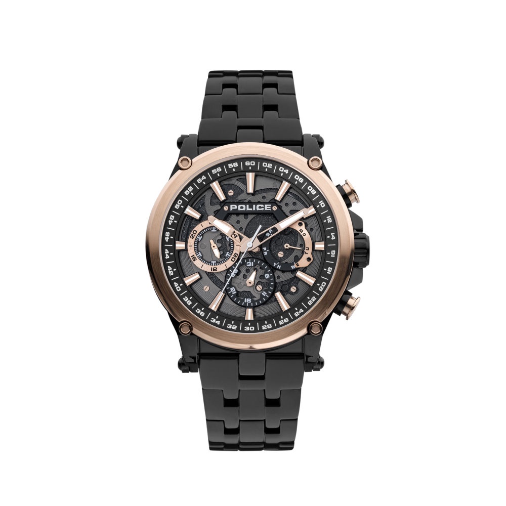 (ของแท้ประกันช้อป) POLICE นาฬิกาข้อมือผู้ชาย Multifunction Taronga watch รุ่น PEWJK2110840 สีดำ นาฬิกาข้อมือ
