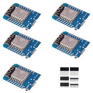 5pcs/lot ESP8266 ESP-12 ESP-12F NodeMcu Mini D1 Module WeMos Lua 4M Bytes WLAN WiFi Development Board Suitable For Ardui