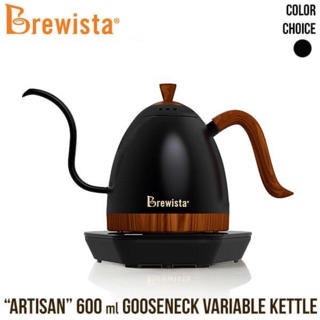 กาดริปกาแฟตั้งอุณหภูมิ Brewista "Artisan" 600ml Variable Kettle (Matte Black)