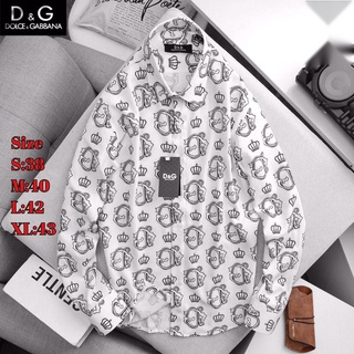 D&amp;G เสื้อเชิ้ตแขนยาว