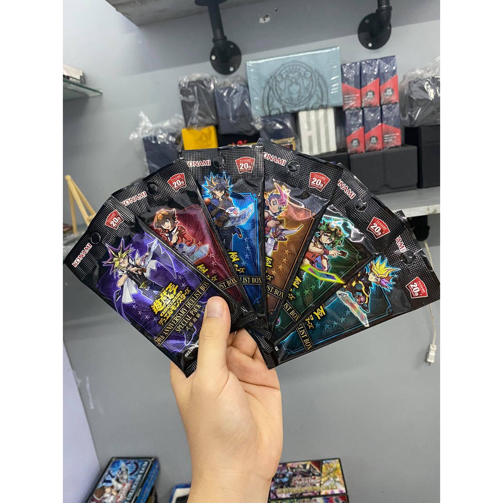 [ Yugioh Watermelon ] Card Bag Combo 6 Pack 20th Anniversary Duelist Box