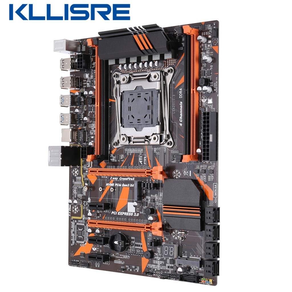 Kllisre X99 ATX M.2 NMVME DDR4 DDR3 LGA2011-3 Xeon E5 2678v3 E5 2649v3 ...