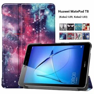 Huawei Matepad T8 8.0 นิ้ว 2020 เคสแท็บเล็ตแบบประกบและพลิกตั้งได้