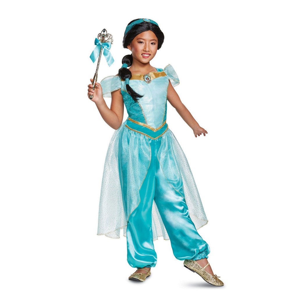 ชุดแฟนซีเด็กหญิง Disney Princess Jasmine Deluxe Costume ไซส์ XS(3-4 ปี) จากอเมริกา