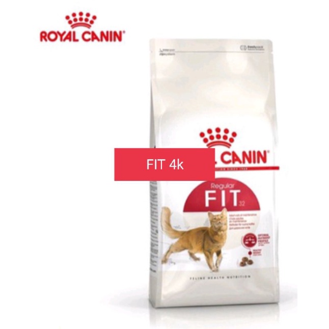 ROYAL CANIN FIT 4KG(ของใหม่) อาหารเม็ดสูตรแมวโต 4 k
