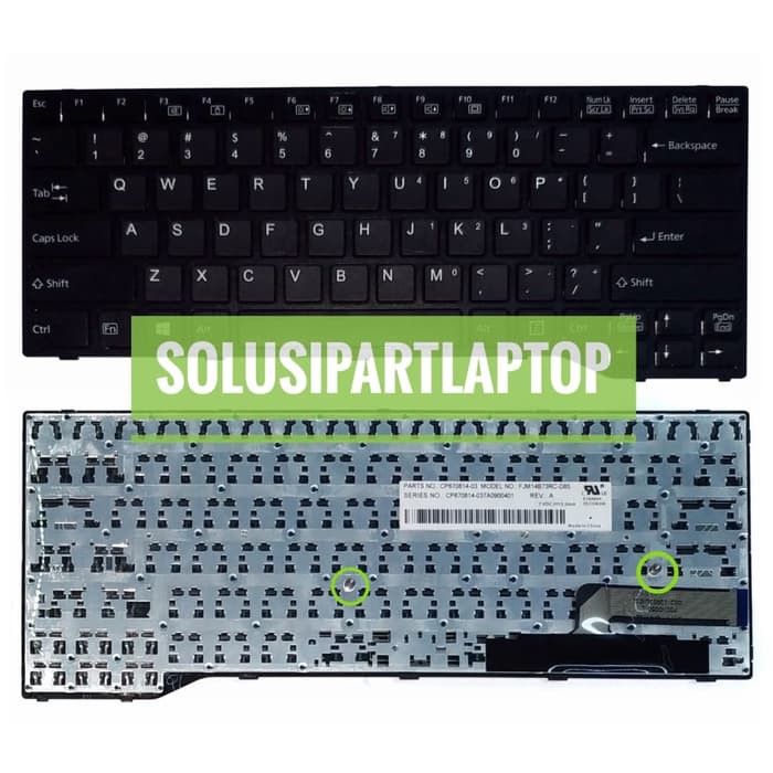 Fujitsu LIFEBOOK คีย์บอร์ด E544 E733 E734 E743 E546 E744 E736 FRAME