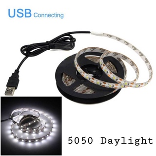 ไฟริบบิ้น USB Strip Light 5050 ขาว,วอม