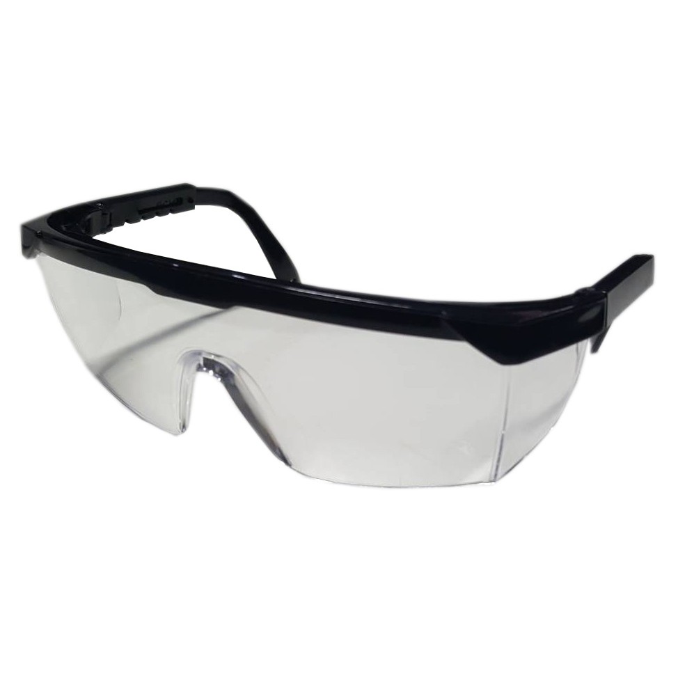 แว่นตากันสะเก็ด แว่นตานิรภัย ป้องกันฝุ่นละอองต่างๆ สีใส สีดำ แว่นเชื่อม