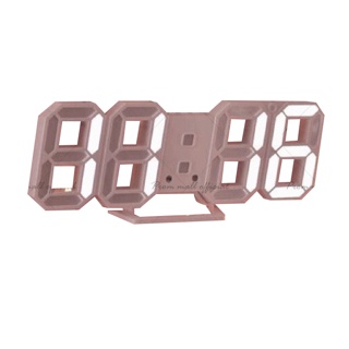 [ลดเพิ่ม20%-โค้ดZW64Y7QR] 3D LED Clock นาอิเล็กทรอนิกส์เรืองแสง นาฬิกาติดผนัง นาฬิกาแขวน นาฬิกาดิจิตอล นาฬิกาตั้งโต๊ะ