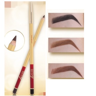 Ashley Slim Eyebrow Pencil แอชลี่ย์ ดินสอเขียนคิ้ว หัวเล็กแท่งทอง AP005