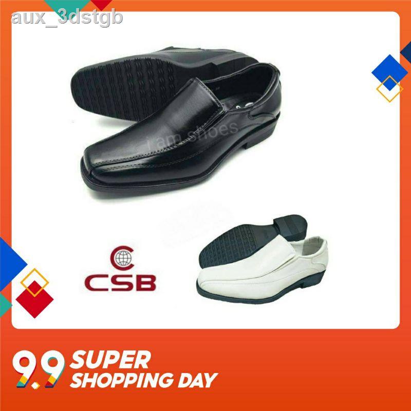 ▪CSB รองเท้าคัชชูหนังชาย สีดำ รุ่น CM500 ไซส์ 39-47
