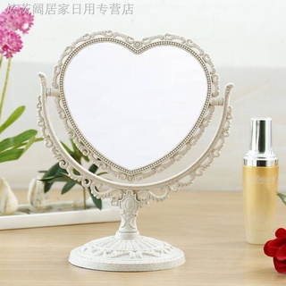 Makeup Mirror Table -สไตล์ยุโรป -สไตล์คู่เรียบง่าย -แฟชั่น Princess Mirror