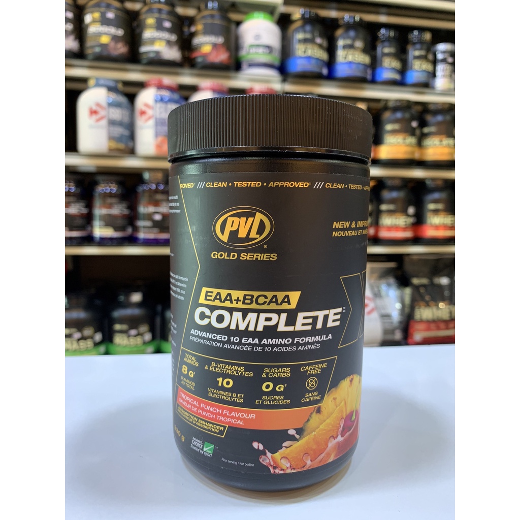 PVL EAA + BCAA Complete 330g. อีเอเอ+บีซีเอเอ เพิ่มความคมชัดของกล้ามเนื้อ