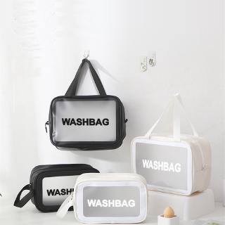 PVC Transparent Makeup Bag Women Wash Bag Travel Organizer Large Capacity Cosmetic Storage Bag Hand Clear Bags Neceser 2020