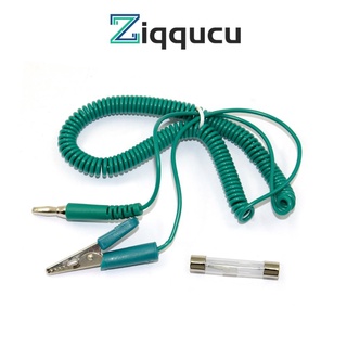 ZIQQUCU เครื่องทดสอบวงจรไฟฟ้ารถยนต์ พร้อมสายเคเบิล คลิปจระเข้ ทดสอบแรงดันไฟฟ้า DC 6V 12V 24V